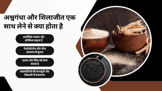 अश्वगंधा और शिलाजीत एक साथ लेने से क्या होता है