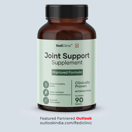 RediClinic Joint Support Supplement: Powerful Blend of Glucosamine, Chondroitin & Collagen for Better Joint Health