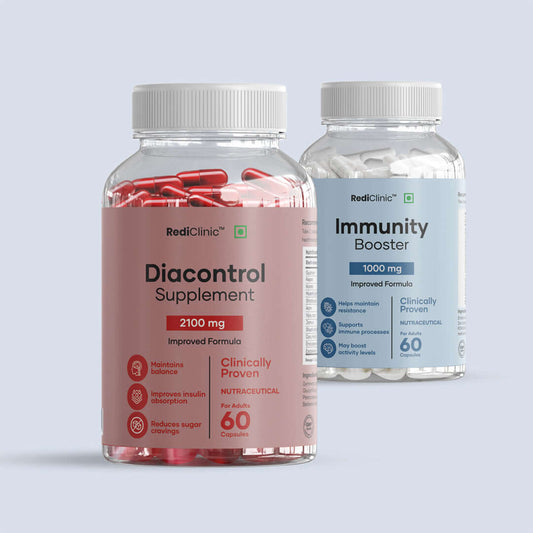 RediClinic ImmunoDia India’s Leading Dual-Action Supplement for Immunity Boost & Blood Sugar Control