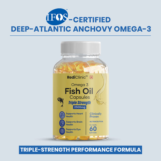 RediClinic Deep-Atlantic Rare Anchovy Fish Oil – Triple Strength Omega-3