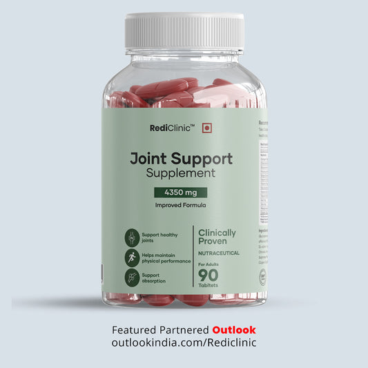 RediClinic Joint Support Supplement: Powerful Blend of Glucosamine, Chondroitin & Collagen for Better Joint Health