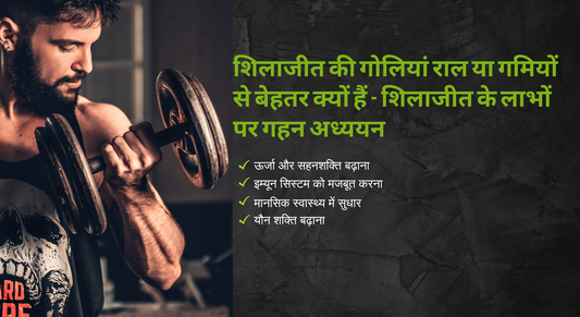 शिलाजीत की गोलियां राल या गमियों से बेहतर क्यों हैं - शिलाजीत के लाभों पर गहन अध्ययन