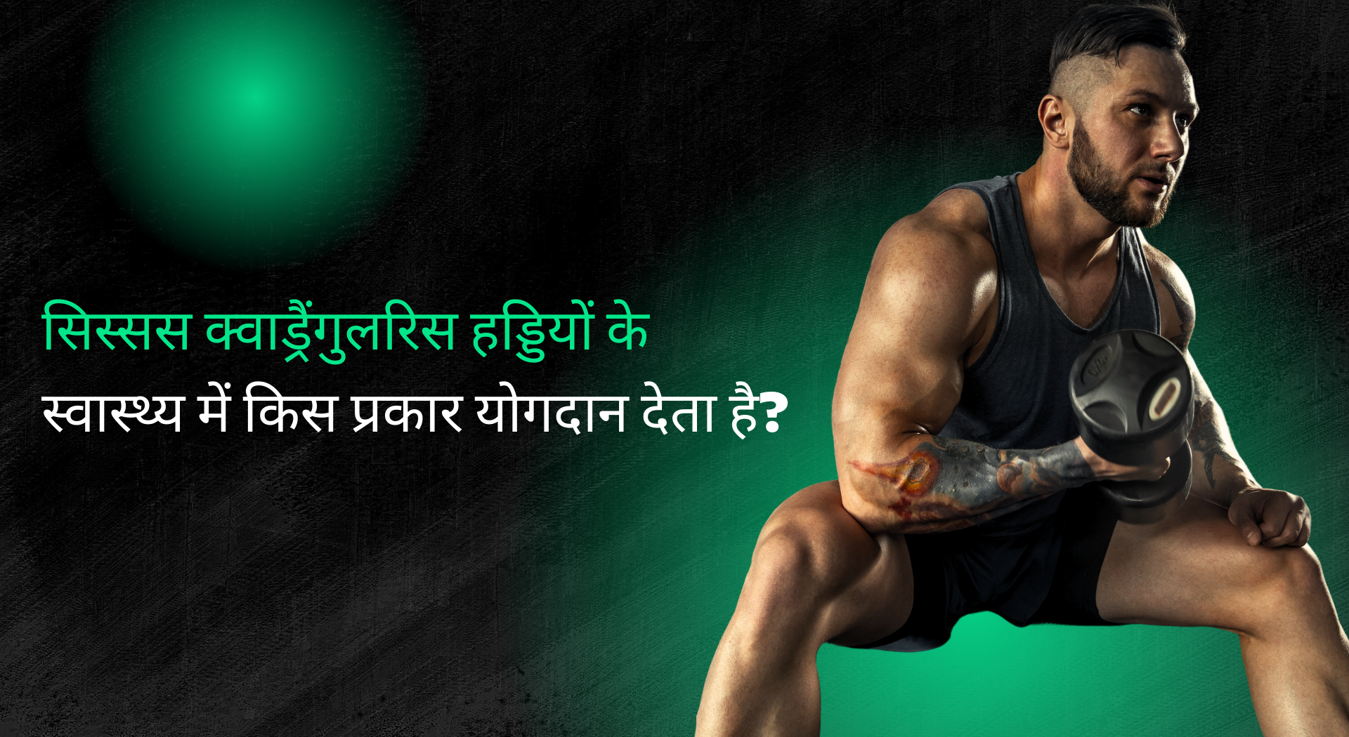 सिस्सस क्वाड्रैंगुलरिस हड्डियों के स्वास्थ्य में किस प्रकार योगदान देता है?