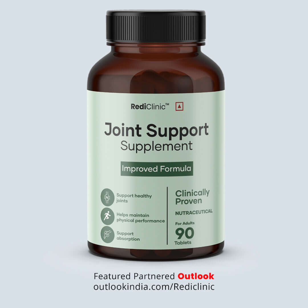 RediClinic Joint Support Supplement: Powerful Blend of Glucosamine, Chondroitin & Collagen for Better Joint Health