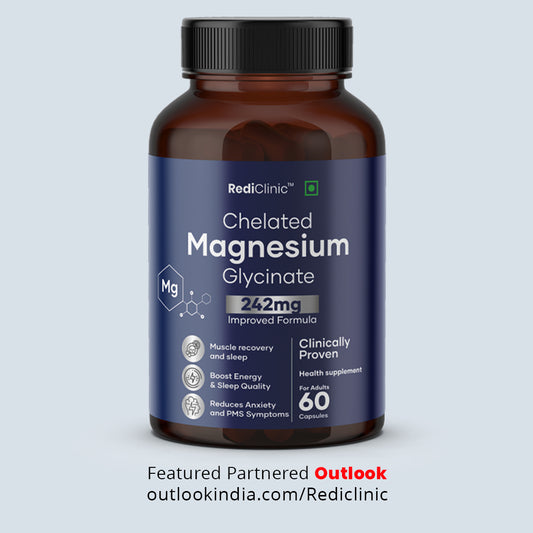 RediClinic Chelated Magnesium Glycinate (242 mg) | 60 Capsules