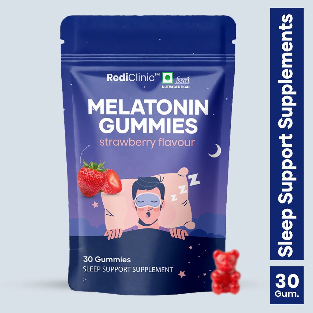RediClinic Melatonin Sleep Gummies – Natural, Non-Habit Forming Support for Deep & Restful Sleep