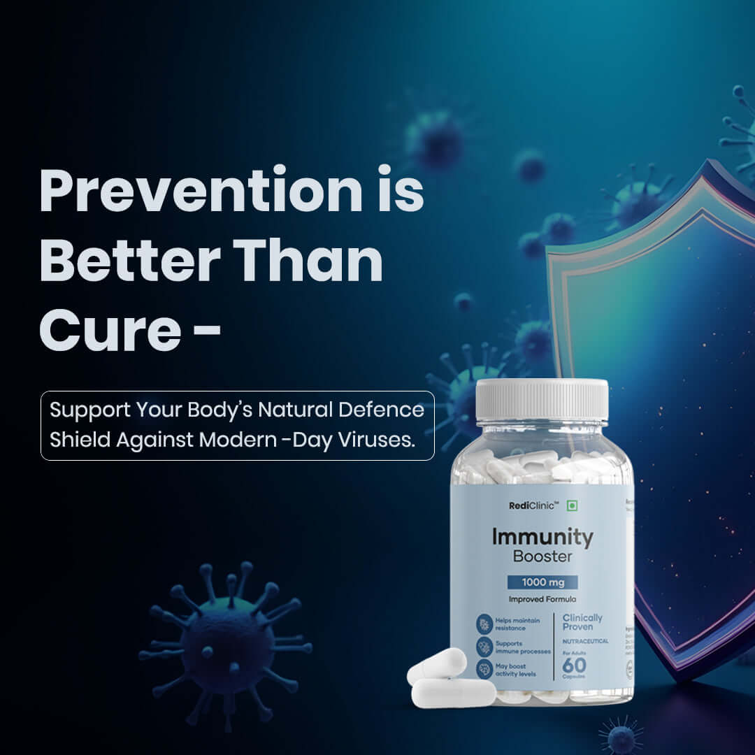 RediClinic T & B Cell Immunity Support Supplement with Emblica Officinalis and Echinacea | 60 Capsules