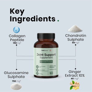 RediClinic Joint Support Supplement: Powerful Blend of Glucosamine, Chondroitin & Collagen for Better Joint Health