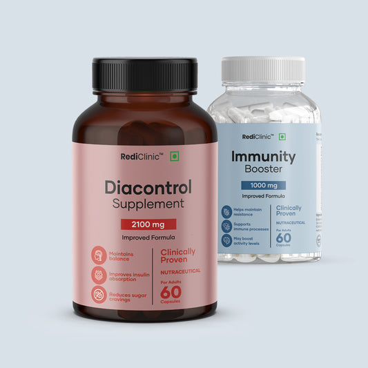 RediClinic ImmunoDia India’s Leading Dual-Action Supplement for Immunity Boost & Blood Sugar Control