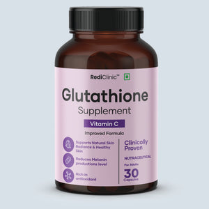 glutathione and vitamin c tablets RediClinic Glutathione Capsules : 100% Pure Japanese Glutathione with Vitamin  C for Radiant Skin