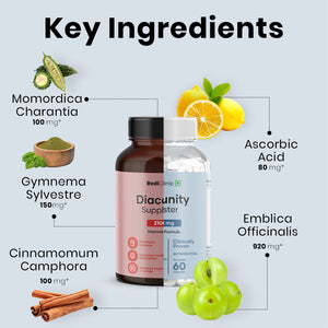 RediClinic ImmunoDia India’s Leading Dual-Action Supplement for Immunity Boost & Blood Sugar Control