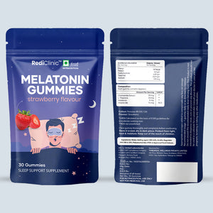 RediClinic Melatonin Sleep Gummies – Natural, Non-Habit Forming Support for Deep & Restful Sleep