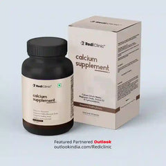 Rediclinic Calcium Tablets with Magnesium, Zinc, & Vitamin D3 For Stronger Bones | 60 Capsules