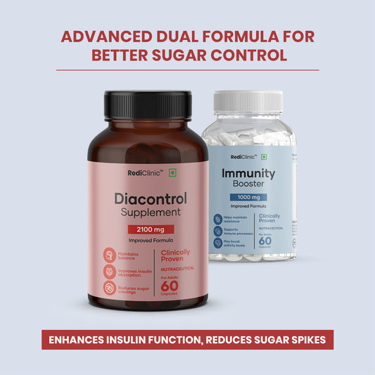 RediClinic ImmunoDia India’s Leading Dual-Action Supplement for Immunity Boost & Blood Sugar Control
