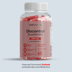 RediClinic DiaControl Tablets : Premium Blood Sugar Support | Manage Diabetes and Glucose Levels - Backed By Science | 60 Tablets