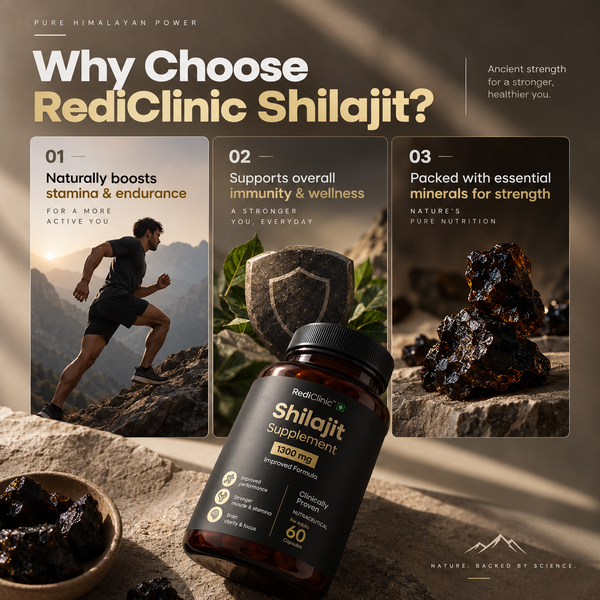 रेडिक्लिनिक दिव्या रस शिलाजीत - 1300 मिलीग्राम शुद्ध एस्फाल्टम की शक्ति | 18,000 फीट की हिमालयी ऊँचाई से निकाला गया | 15 से अधिक जड़ी-बूटियों से समृद्ध