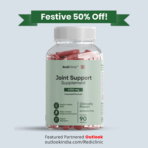 RediClinic Joint Support Supplement: Powerful Blend of Glucosamine, Chondroitin & Collagen for Better Joint Health