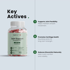 RediClinic Joint Support Supplement: Powerful Blend of Glucosamine, Chondroitin & Collagen for Better Joint Health