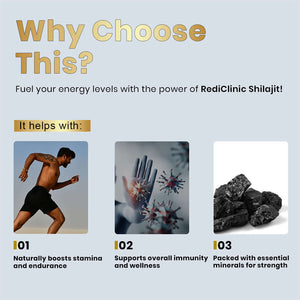 रेडिक्लिनिक दिव्या रस शिलाजीत - 1300 मिलीग्राम शुद्ध एस्फाल्टम की शक्ति | 18,000 फीट की हिमालयी ऊँचाई से निकाला गया | 15 से अधिक जड़ी-बूटियों से समृद्ध