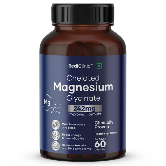 RediClinic Chelated Magnesium Glycinate (242 mg) | 60 Capsules (Copy)