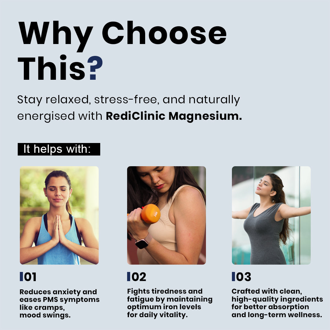 RediClinic Chelated Magnesium Glycinate (242 mg) | 60 Capsules